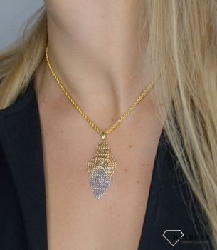 Łańcuszek ze złota 585 'Poskręcany splot' o szerokości 2 mm, złote łańcuszki damskie, łańcuszki apart (5).JPG